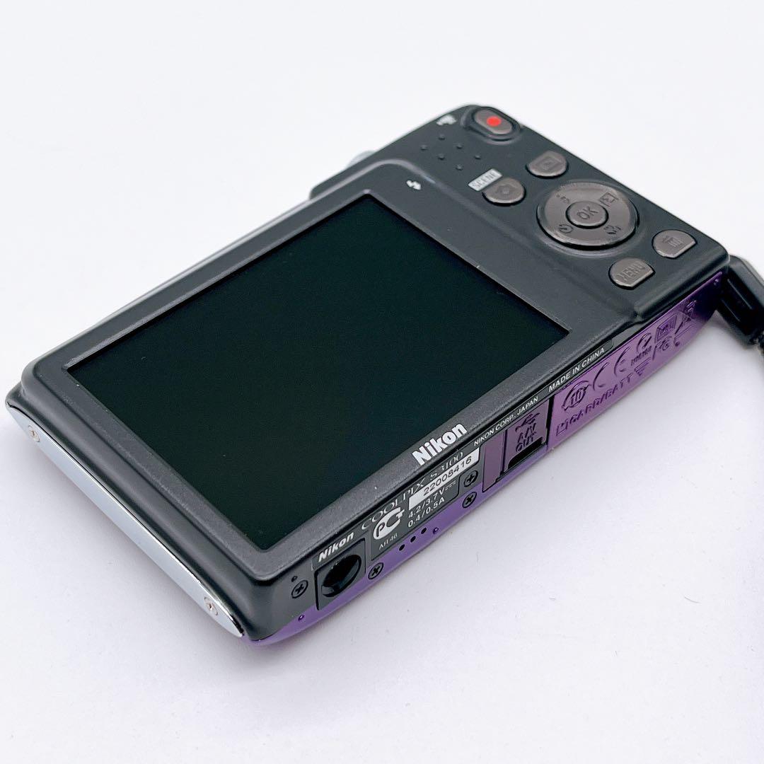 【極美品】NIKON COOLPIX S3100 箱アリ パープル オールド