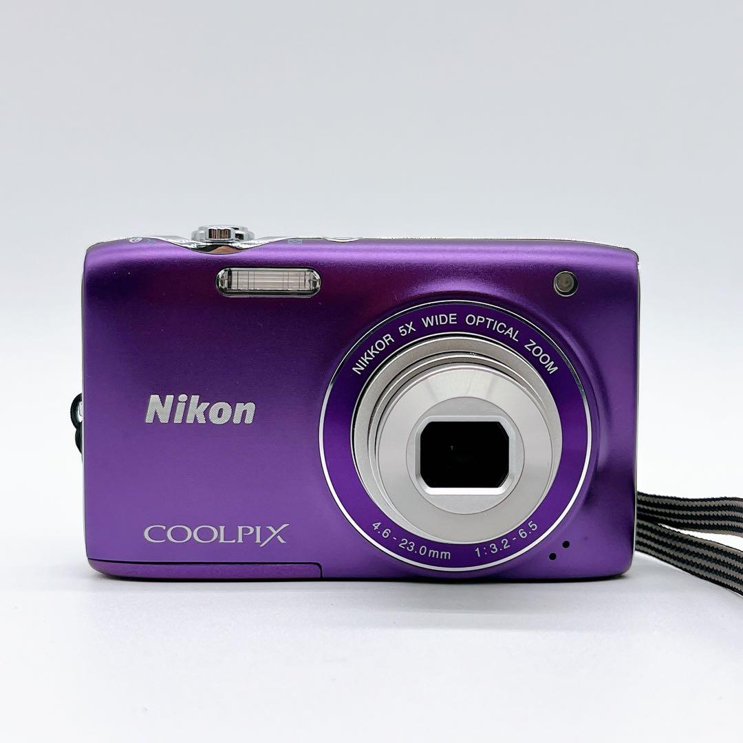 【極美品】NIKON COOLPIX S3100 箱アリ パープル オールド