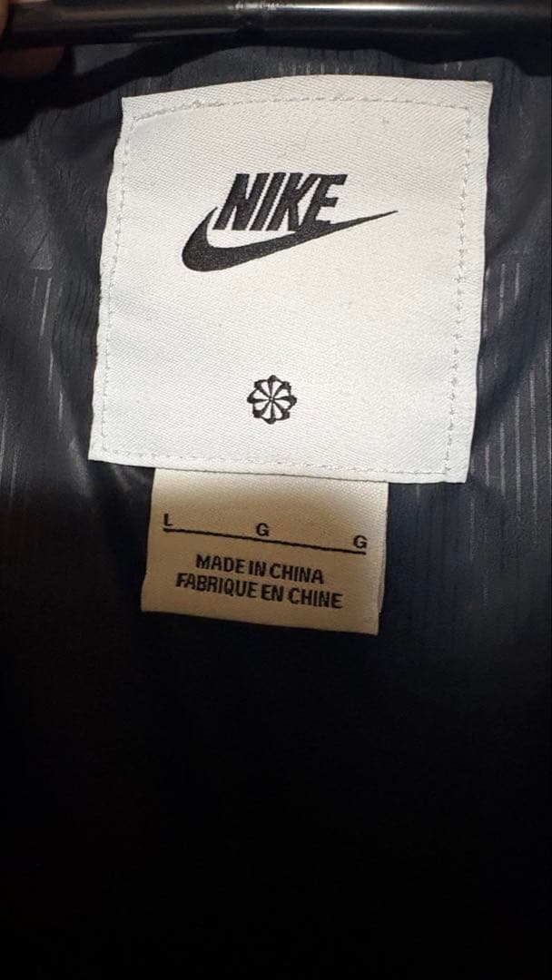 Nike ブラック ダウンベスト Lサイズ