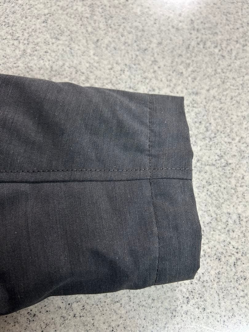 DANTON グレー ファー付きダウンジャケット