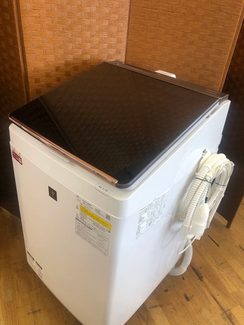 Z025 SHARP製 2019年10k/5k 洗濯乾燥機 ES-PU10C-T