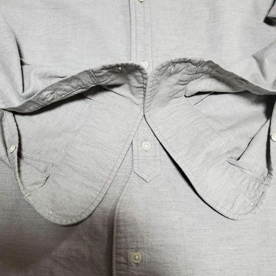 ナイジェルケーボン ブリティッシュオフィサーズシャツ 52 グレー