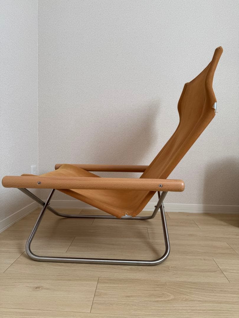 セット販売　ニーチェアx オットマンセット ナチュラル✖️キャメル