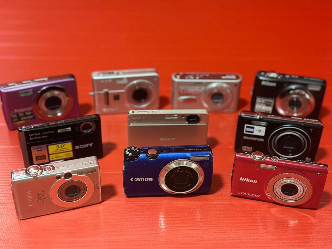 10台 デジカメラ まとめ【動作未確認ジャンク扱】⑥