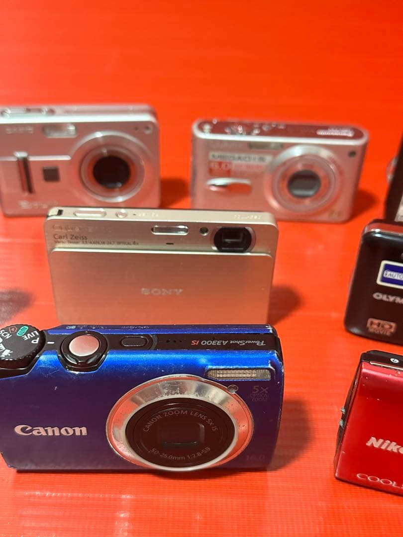 10台 デジカメラ まとめ【動作未確認ジャンク扱】⑥
