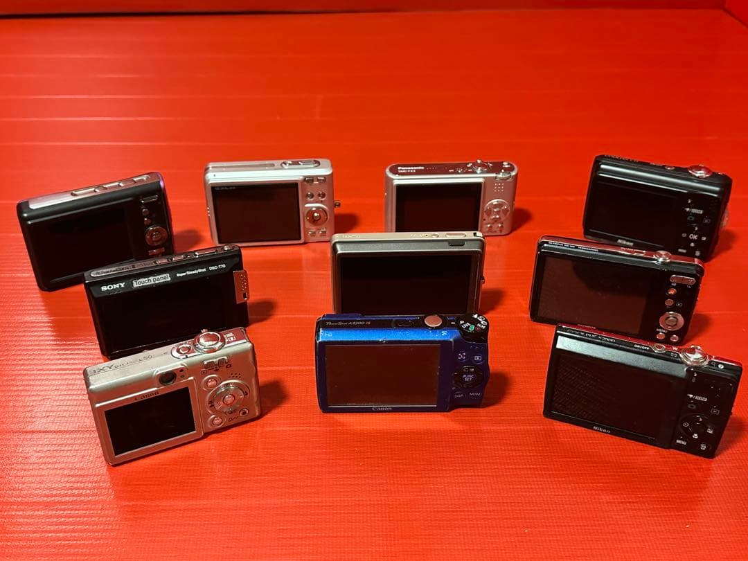 10台 デジカメラ まとめ【動作未確認ジャンク扱】⑥