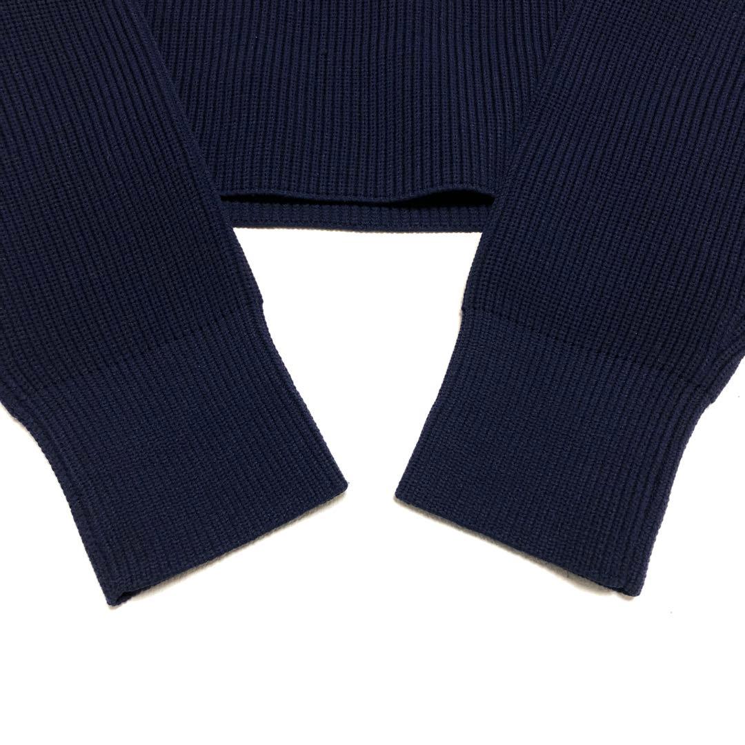 美品　ウィムガゼット　THE PAUSE　ビッグカラーハーフジッププルオーバー