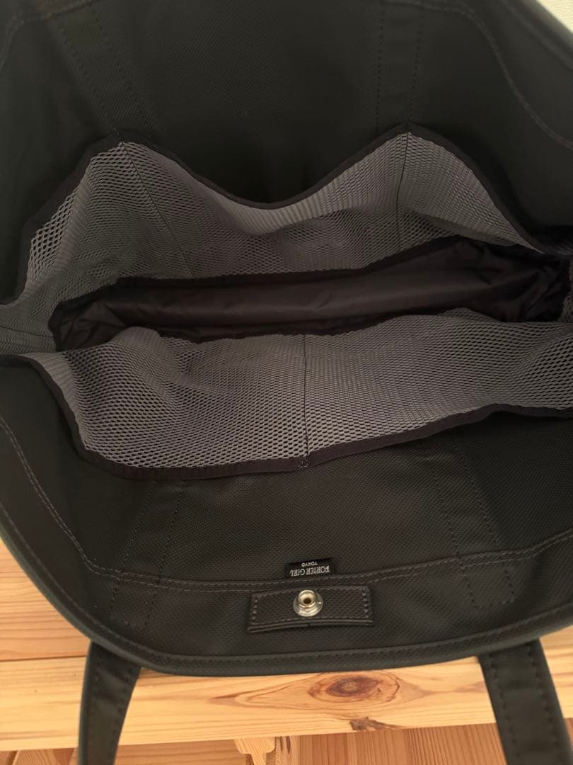 PORTER GIRL ポーターガール ボーイフレンド トートバッグ　ブラック