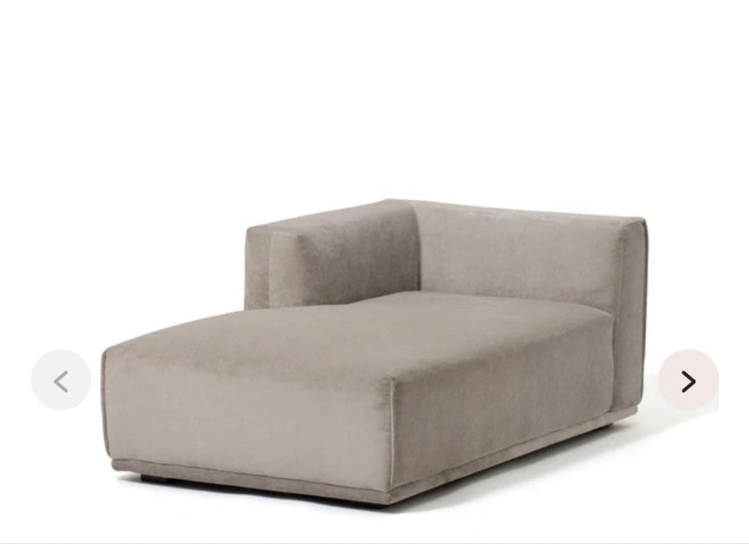 Francfranc メーネソファ ライトグレー