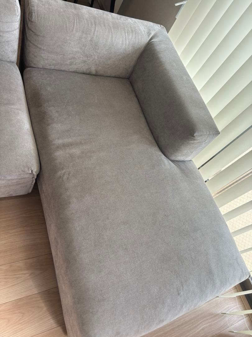 Francfranc メーネソファ ライトグレー