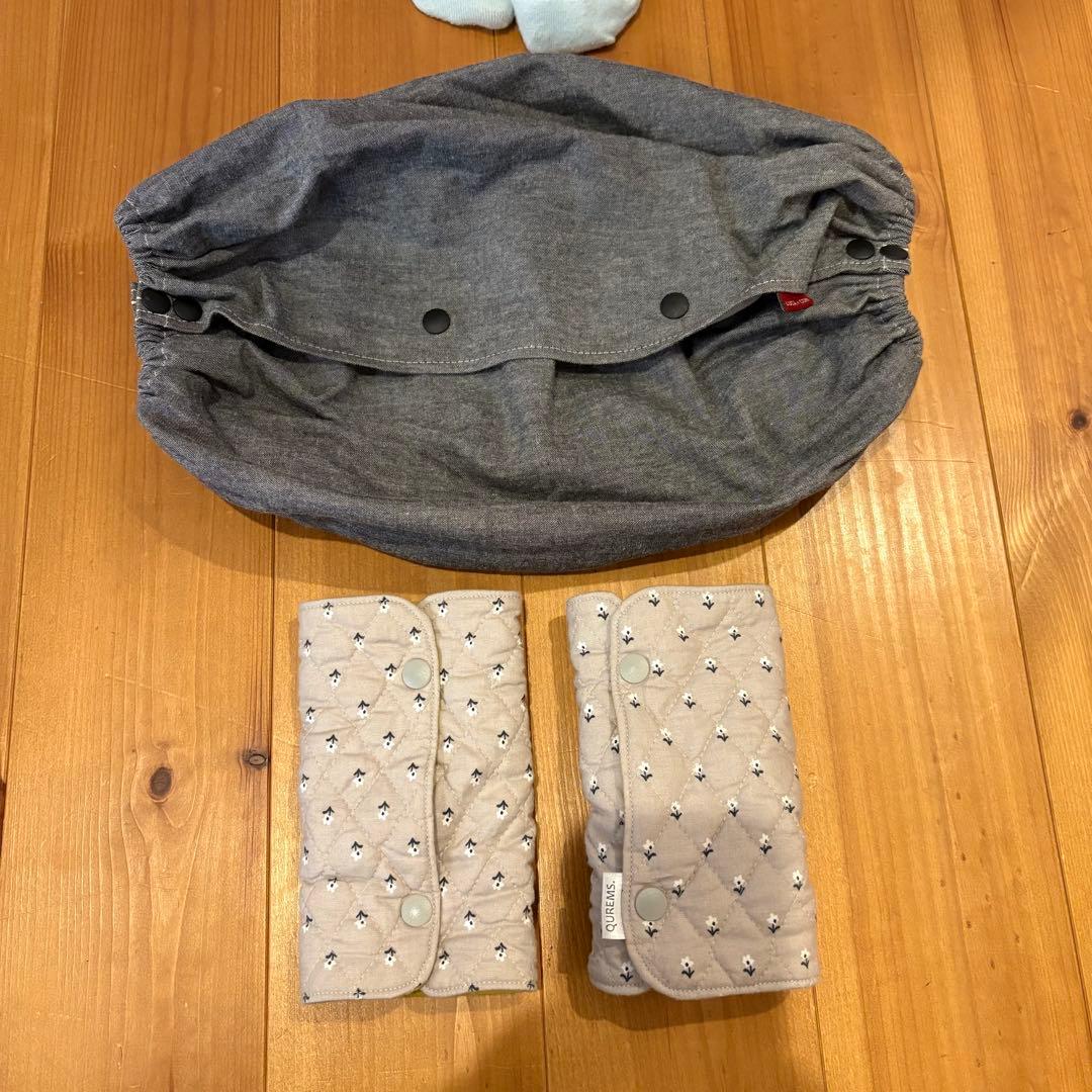 【美品】miamily HIPSTER PLUS グレー抱っこ紐　ヒップシート