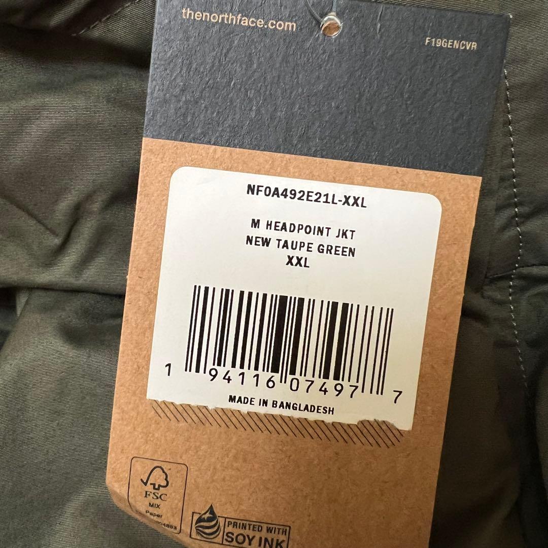 THE NORTH FACE HEAD POINT JKT 緑 US XXL