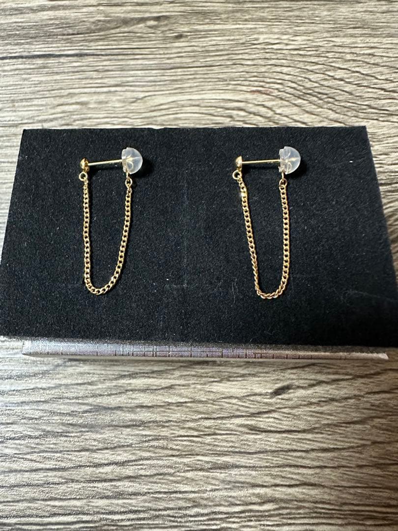 ［Ｋ１８］喜平チェーンピアス