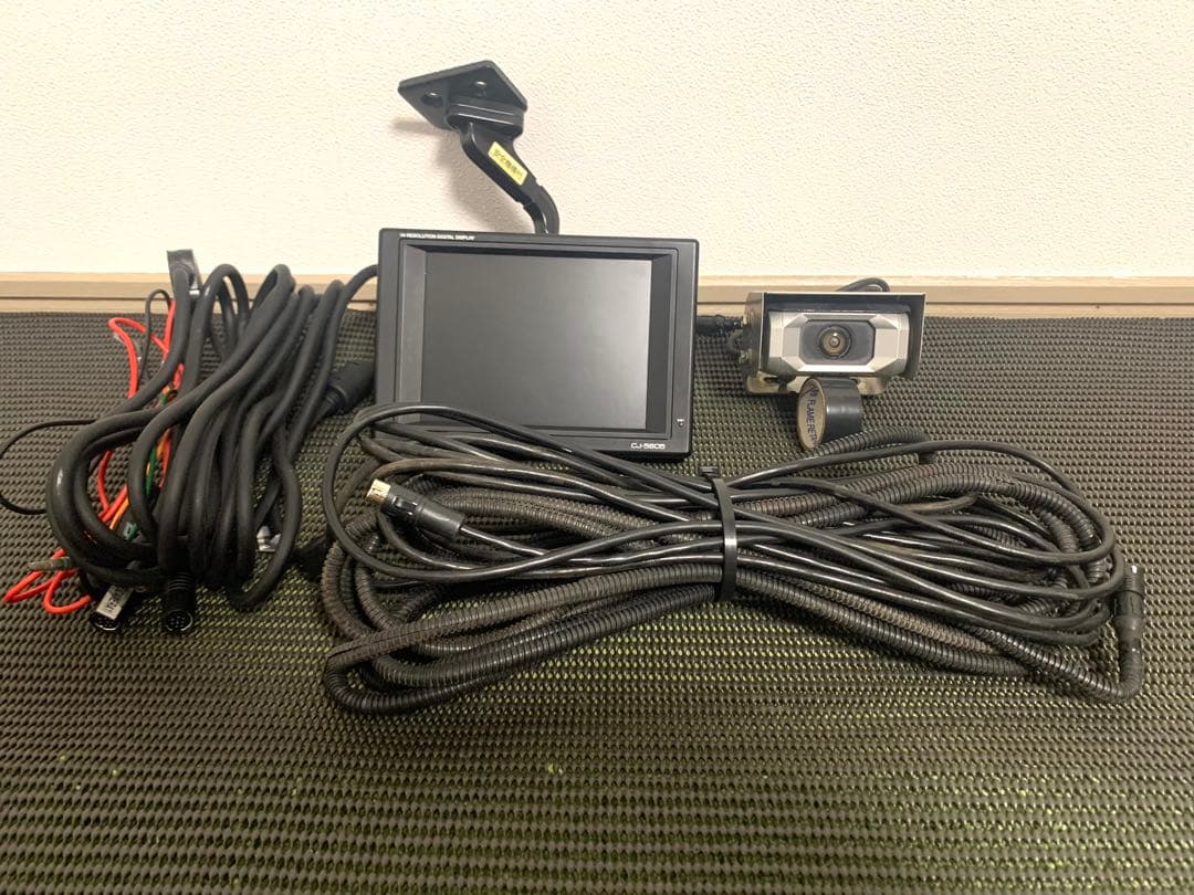 クラリオン　　 バッグモニター＆シャッター付きカメラ　1フルセット動作確認済み