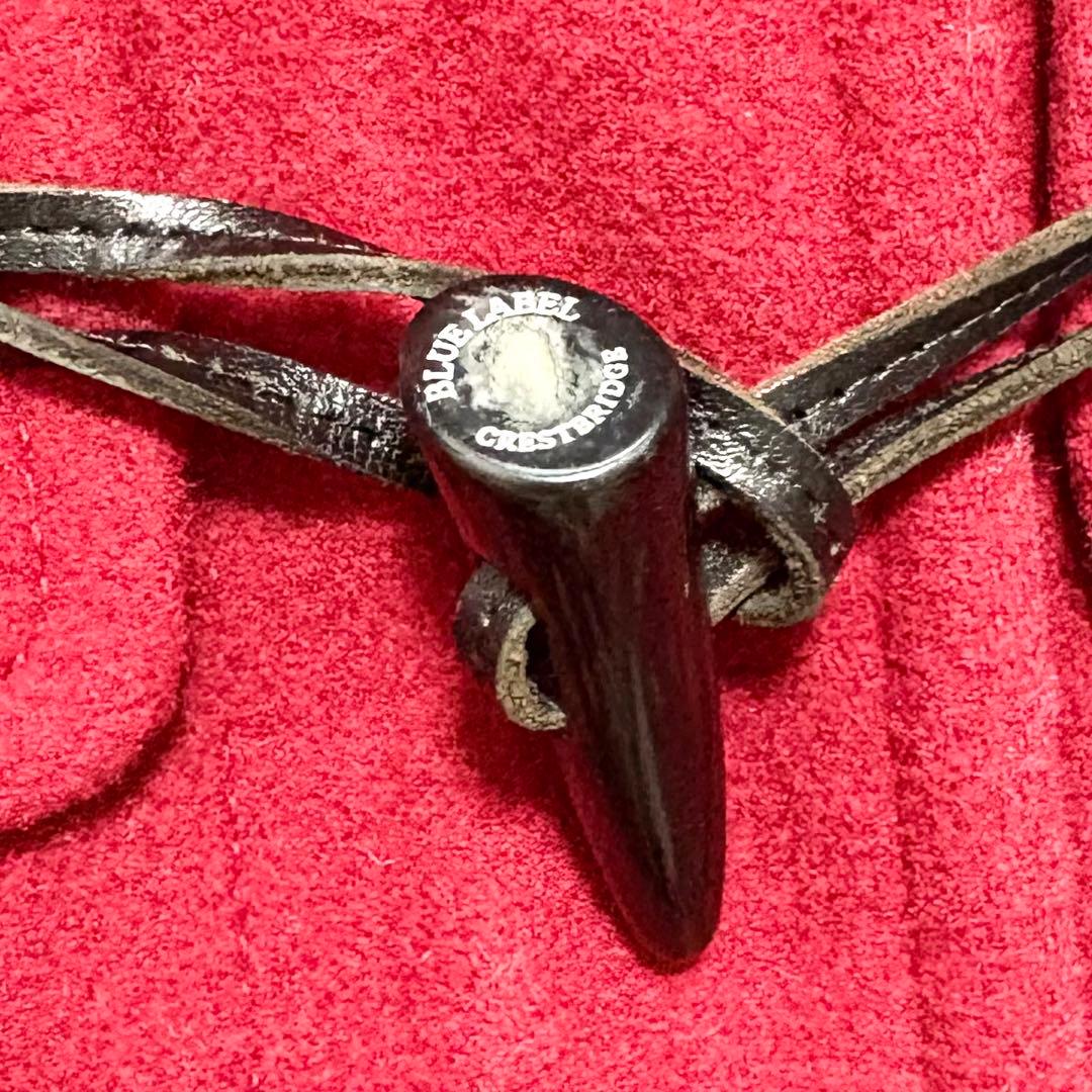 ブルーレーベルクレストブリッジ　大きいサイズ　ダッフルコート　黒トグル　40 赤