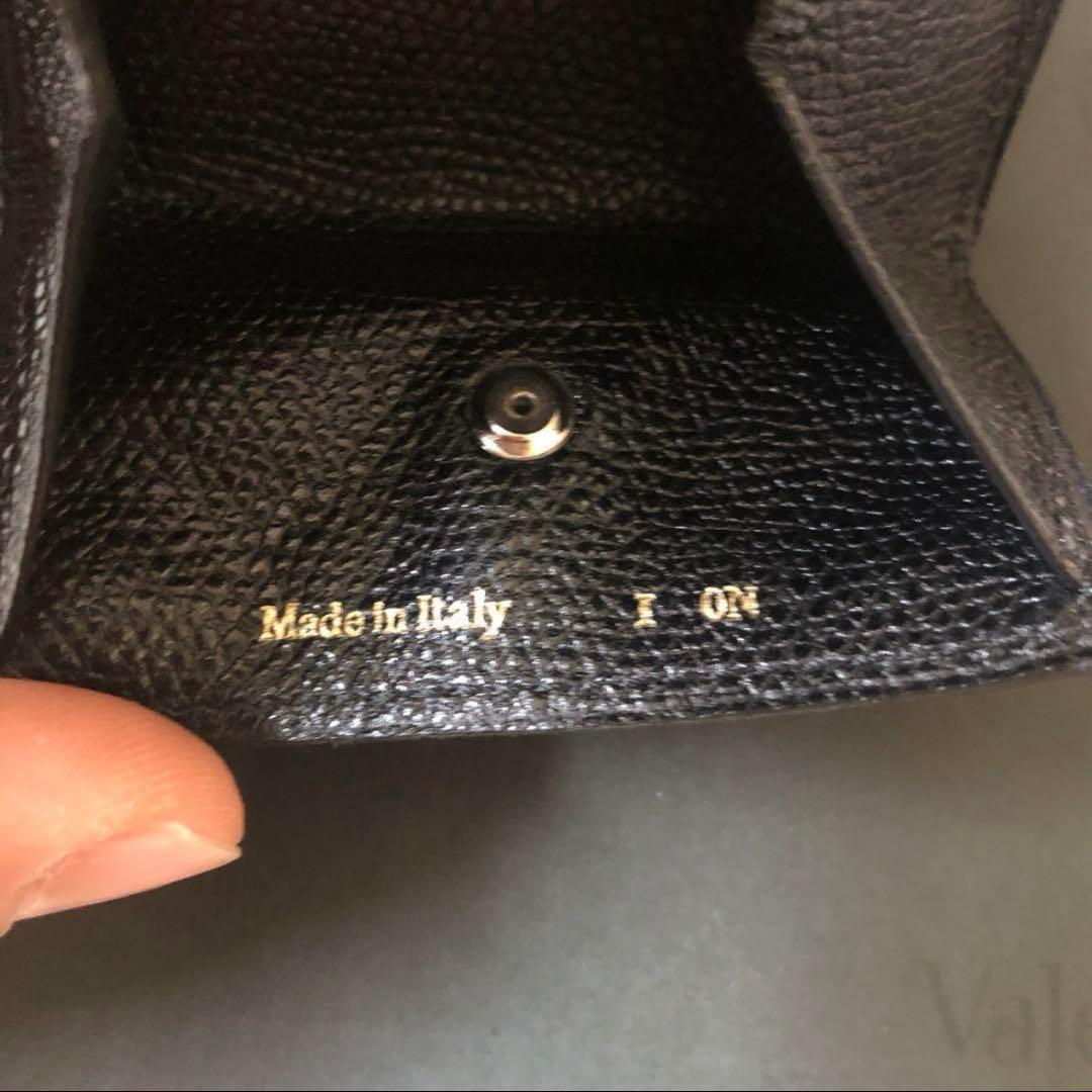 ご要望価格　極美品 Valextra スナップボタン ケース ブラック