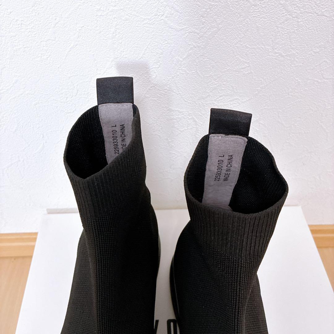 値下げ⭐︎MARY QUANT マリークヮント メタルデイジー ニットブーツ 黒L