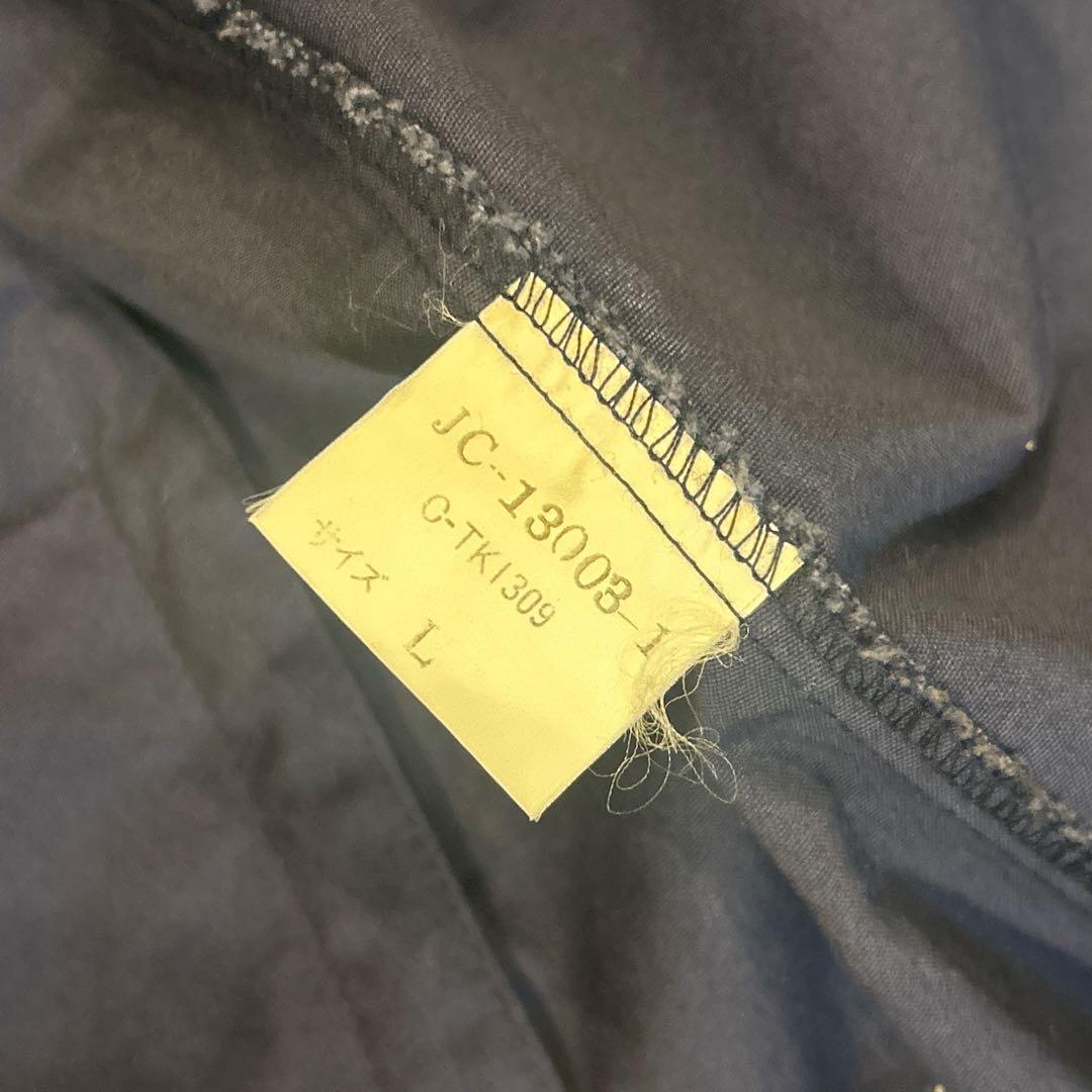 VAN JAC ネイビー スウィングトップ　バックロゴ　L ブルゾン　ブァン