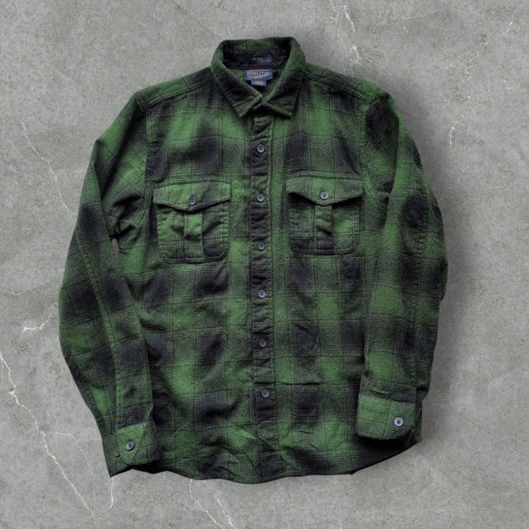 橋*下様 ペンドルトン オンブレチェック ウールネルシャツ Mサイズ SCOUT