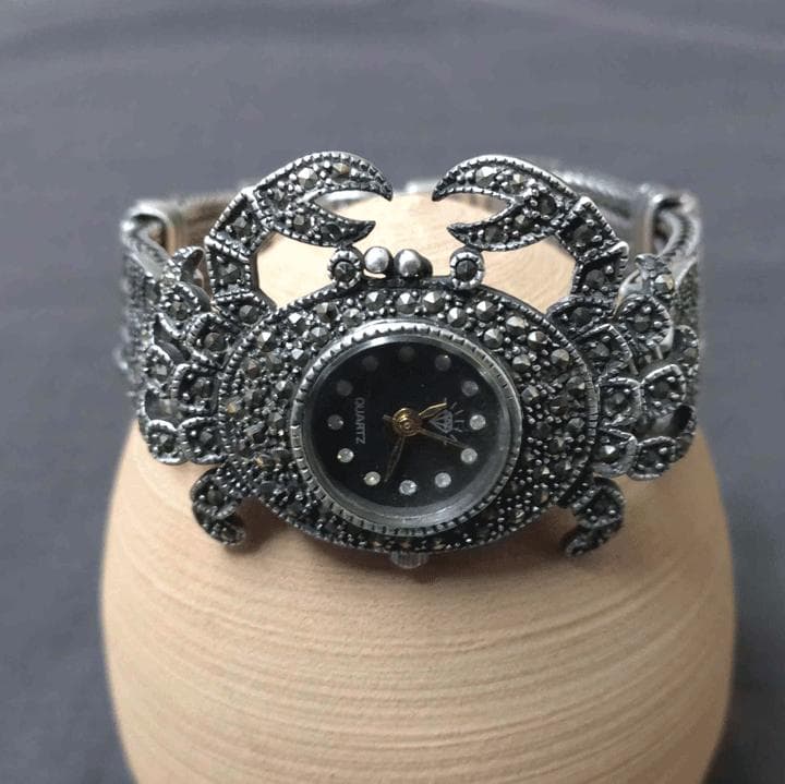 マーカサイトブレスウォッチＭＫ０２カニモチーフ シルバー９２５