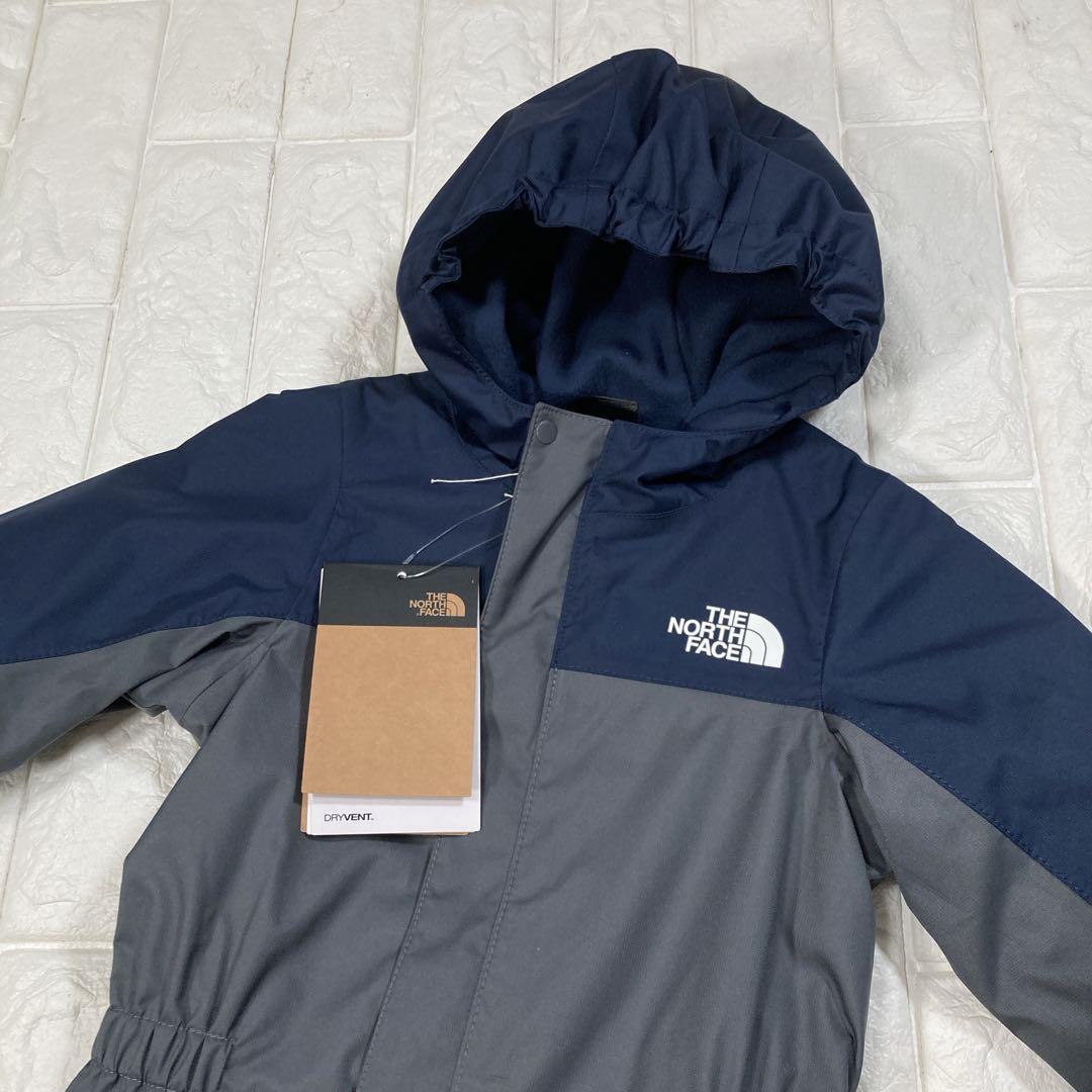 【新品】ノースフェイス　キッズ　ベビー　ロンパース　繋ぎ　防寒