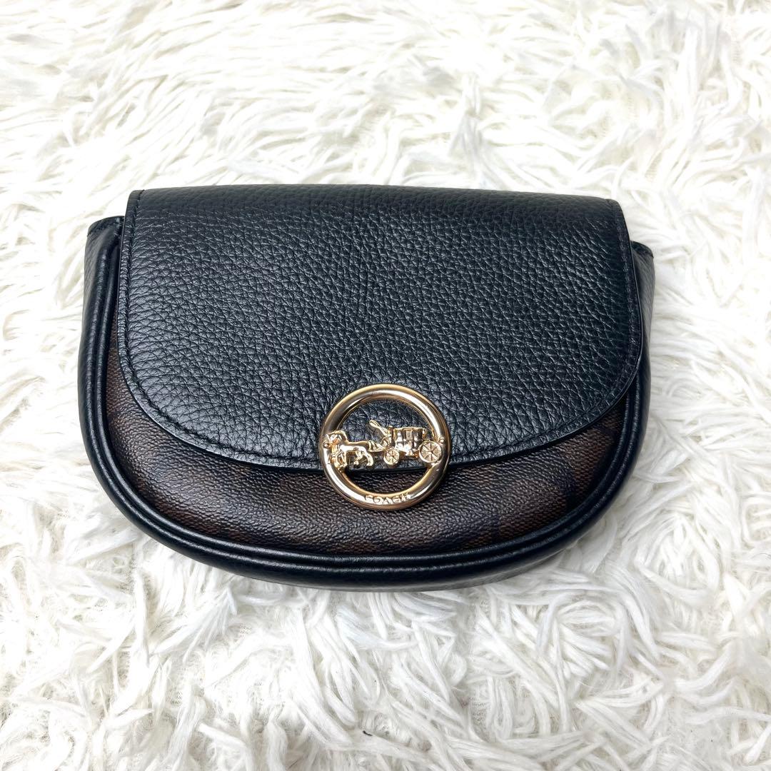 【美品】 COACH コーチ ジェイドミニベルト ショルダー ウエストバッグ