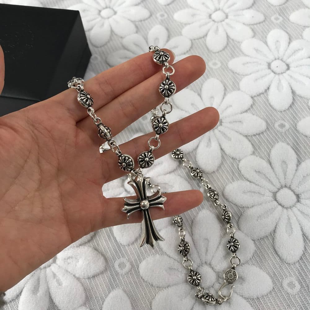 CHROME HEARTS クロスネックレス シルバー925