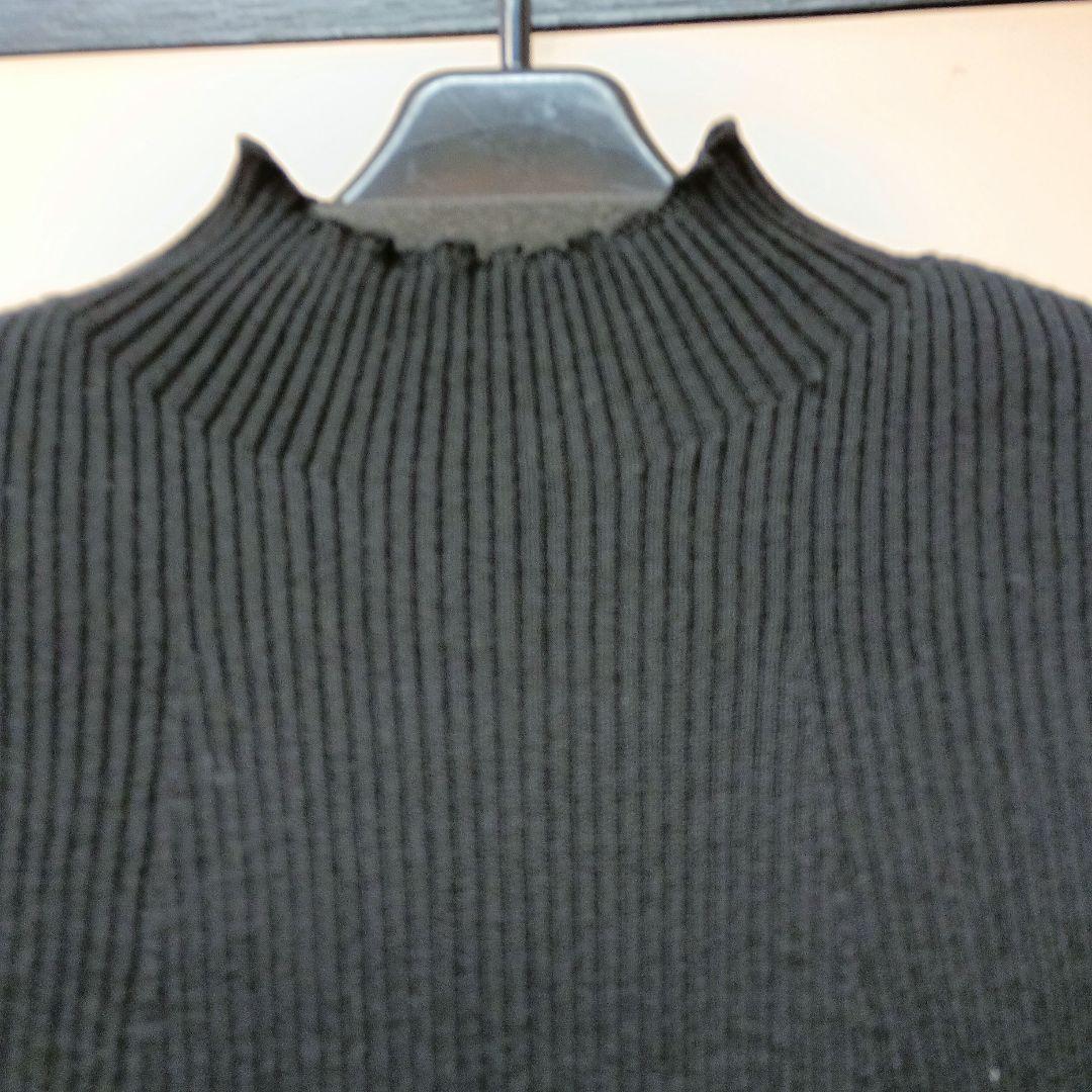 LOUNIE ブラック ハイネック セーターお袖シアー付き 今季新品