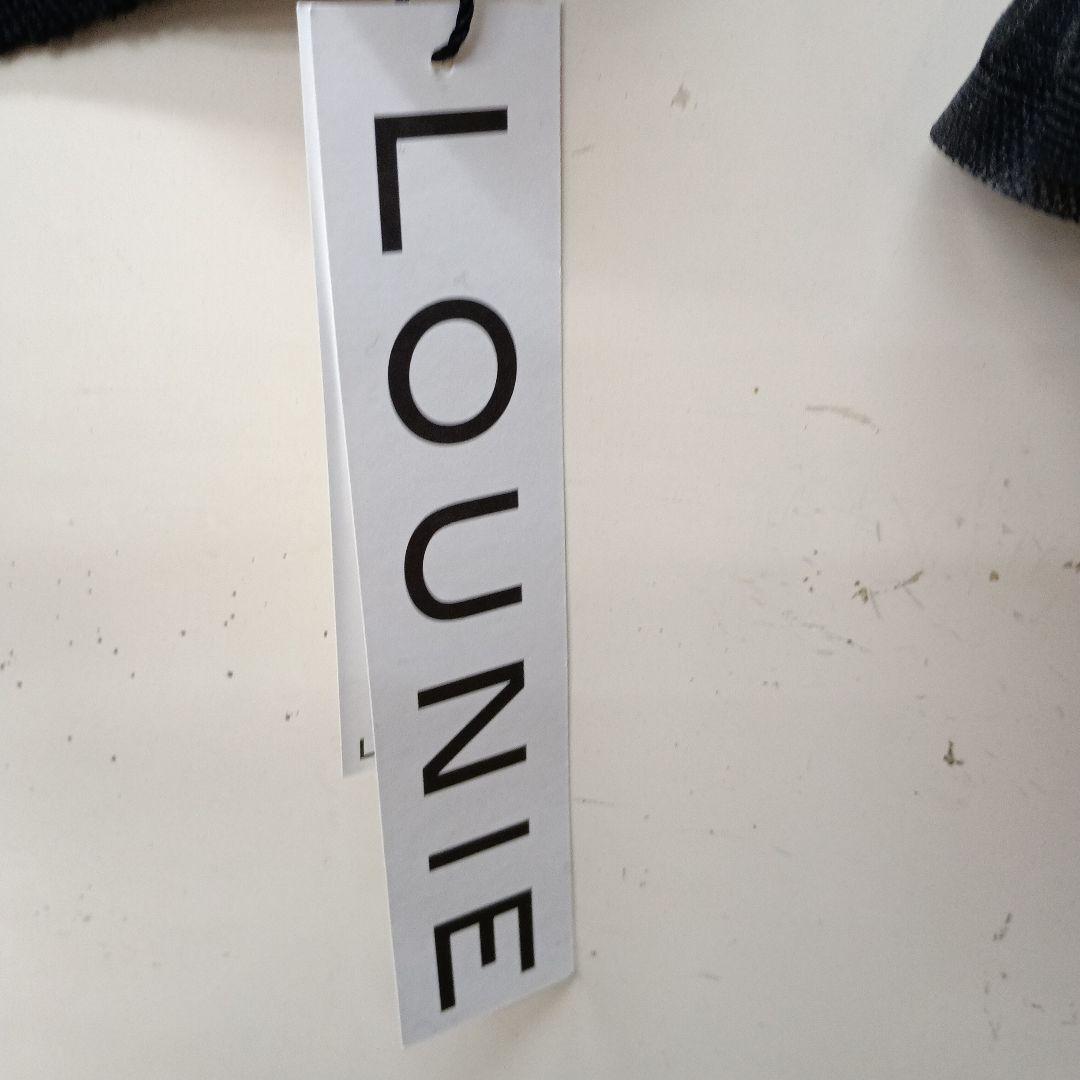 LOUNIE ブラック ハイネック セーターお袖シアー付き 今季新品