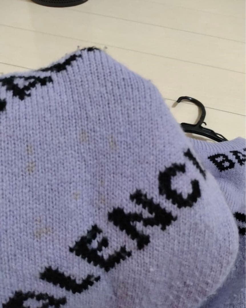 BALENCIAGA バレンシアガ　ニット　パープル