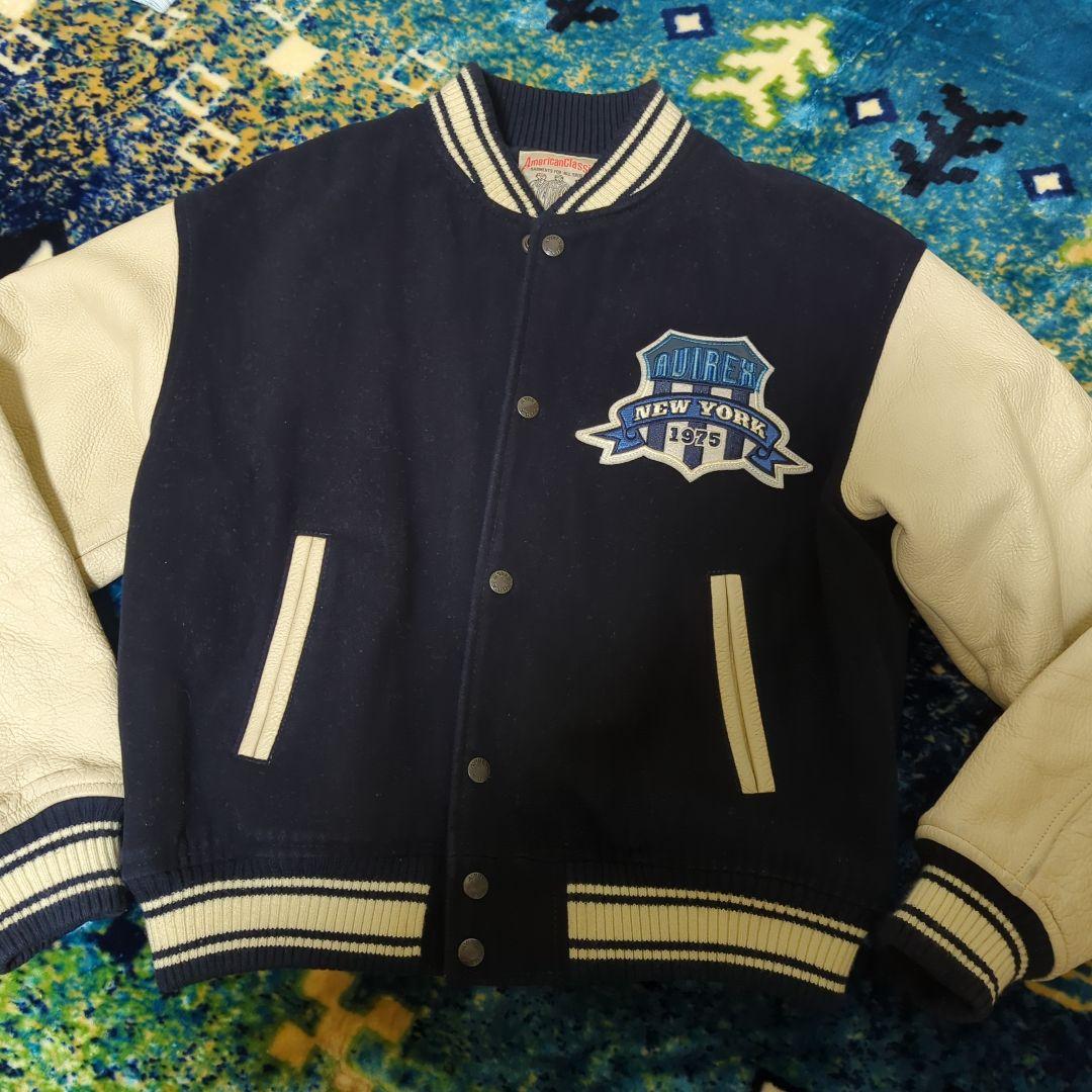 AVIREX　VARSITYJACKETTORCH & LAURELスタジャン革