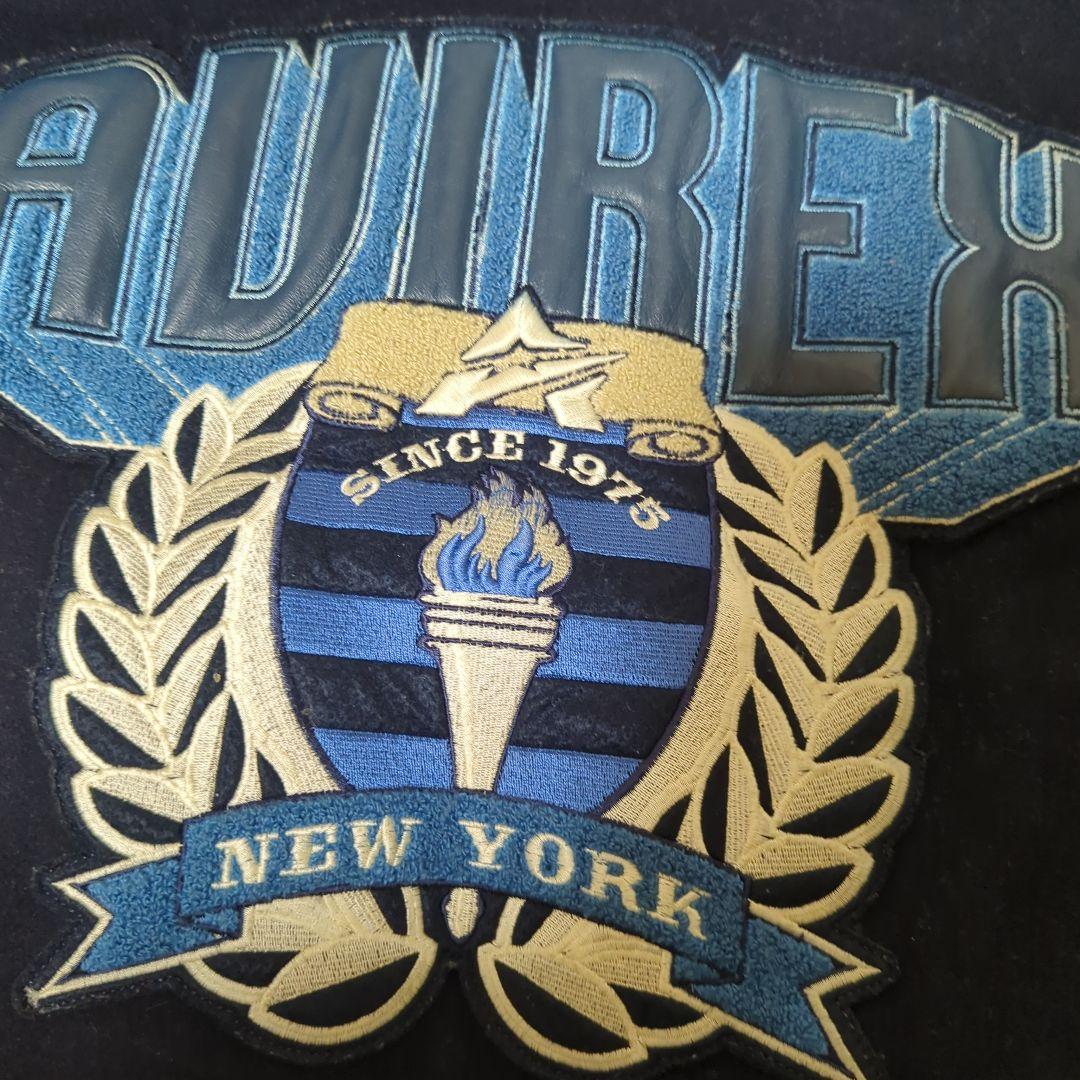 AVIREX　VARSITYJACKETTORCH & LAURELスタジャン革