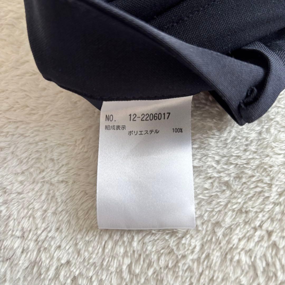 ✨️美品✨️ PLST プラステ ノーカラー パンツスーツ ネイビー Sサイズ