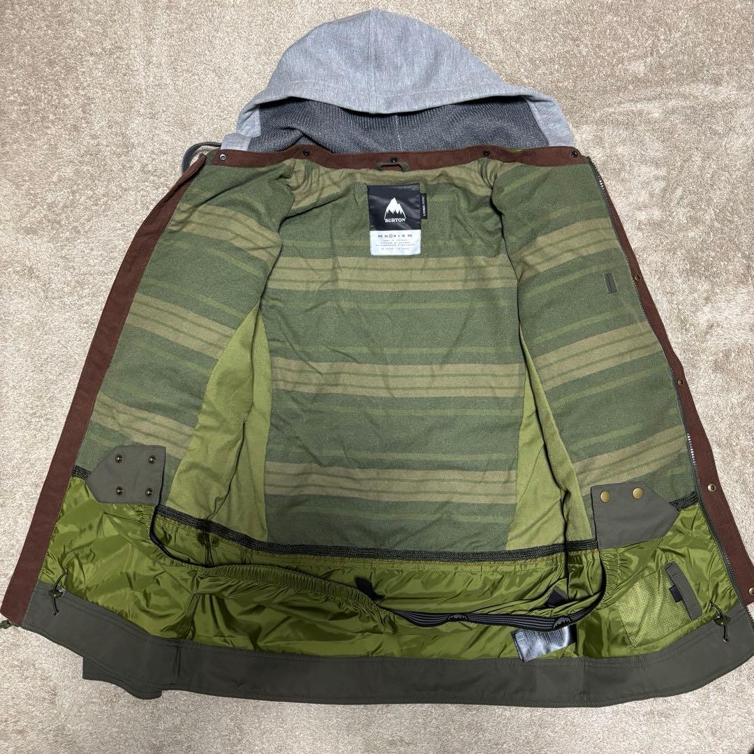 【美品】burton バートン dunmore ジャケット　オリーブ