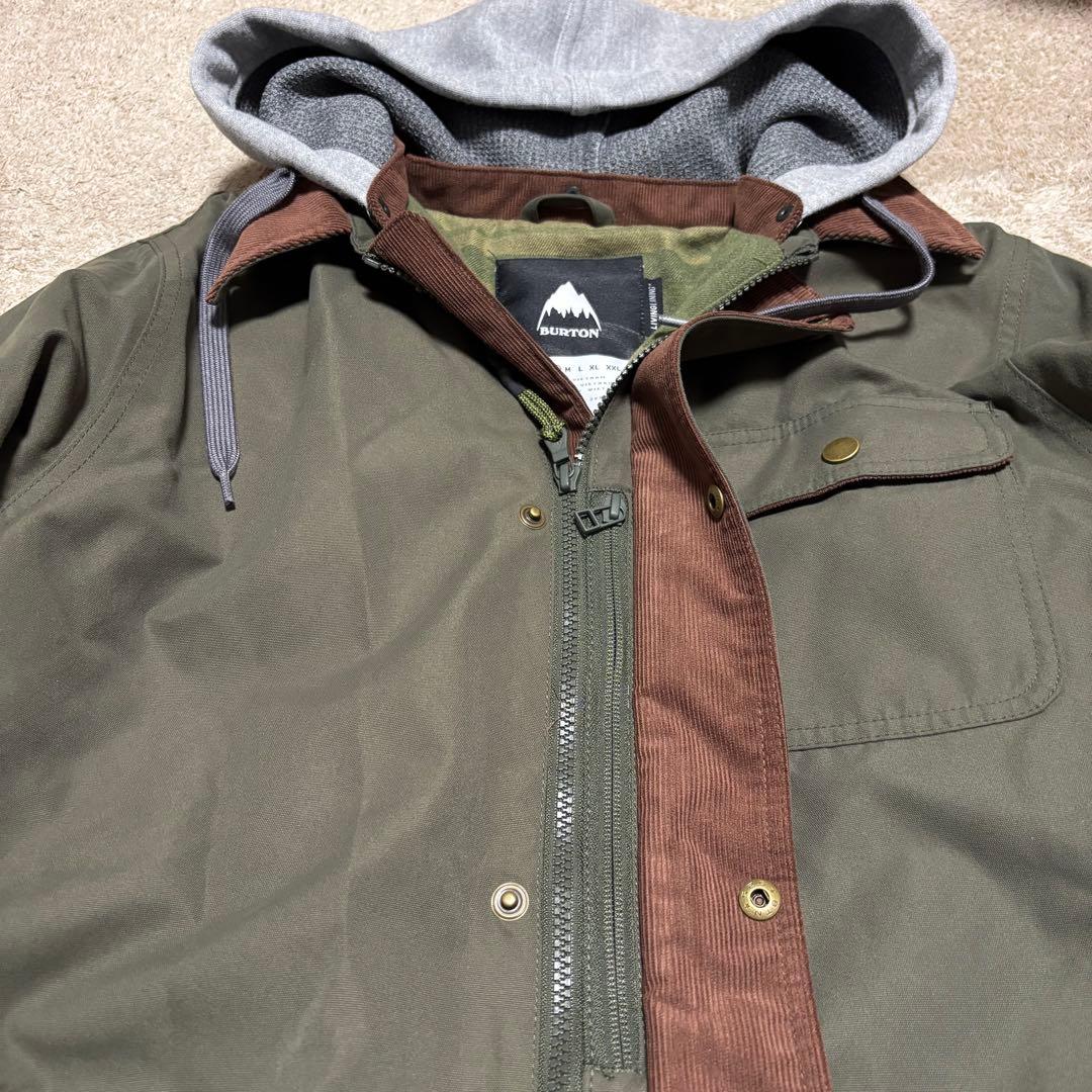 【美品】burton バートン dunmore ジャケット　オリーブ