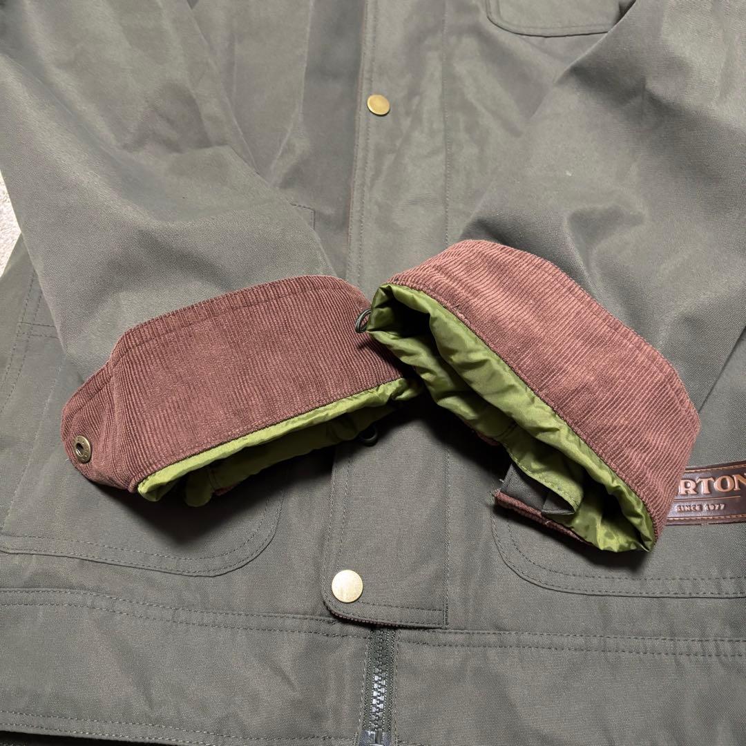 【美品】burton バートン dunmore ジャケット　オリーブ