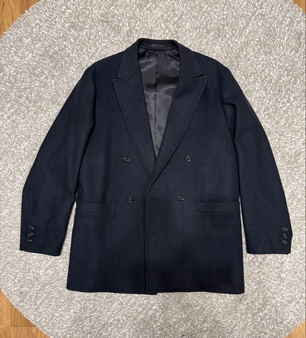 ULTERIOR 24AW シャンブレーソフトメルトン ダブルジャケット