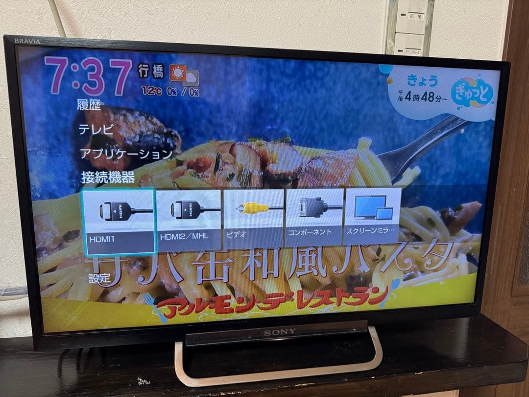 SONY BRAVIA液晶テレビ 本体　24型