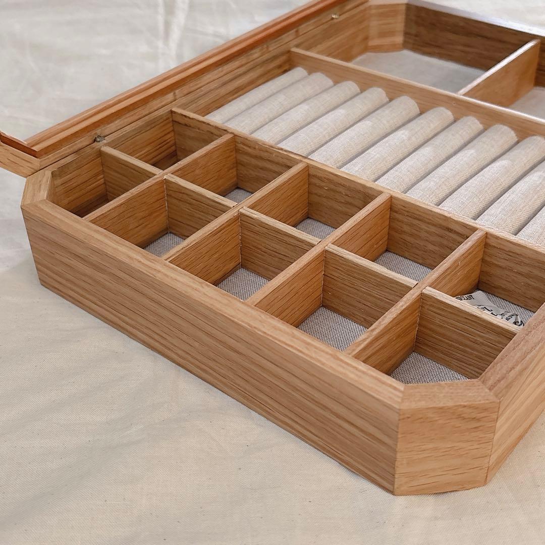 新品 ꕤ ZARA ウッドジュエリーボックス アクセサリーケース