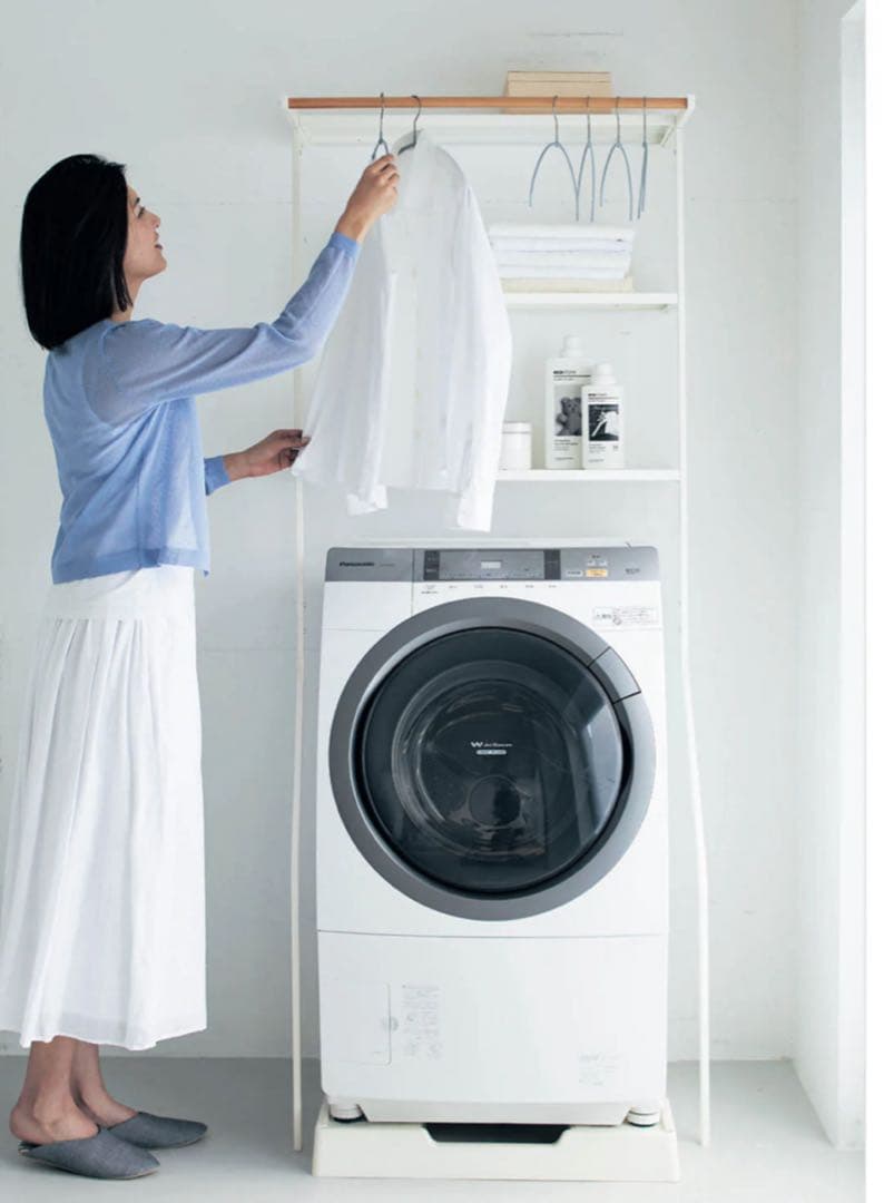 立て掛けランドリーシェルフ　山崎実業 tower タワー