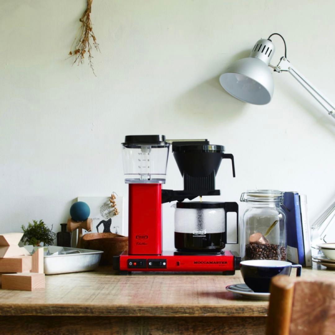 モカマスター ドリップ コーヒーメーカー メタリックレッド