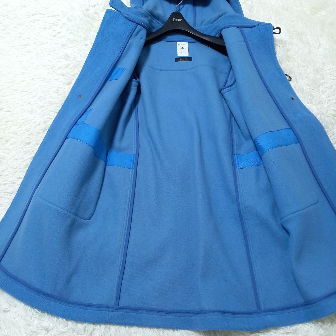 ●良品●　ORCIVAL　Le Tinte　ヘリンボーン　ダッフルコート　ブルー