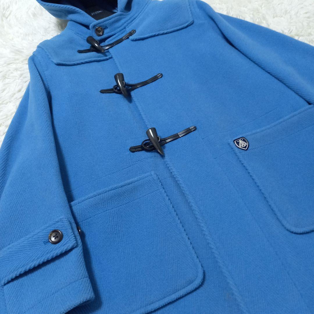 ●良品●　ORCIVAL　Le Tinte　ヘリンボーン　ダッフルコート　ブルー