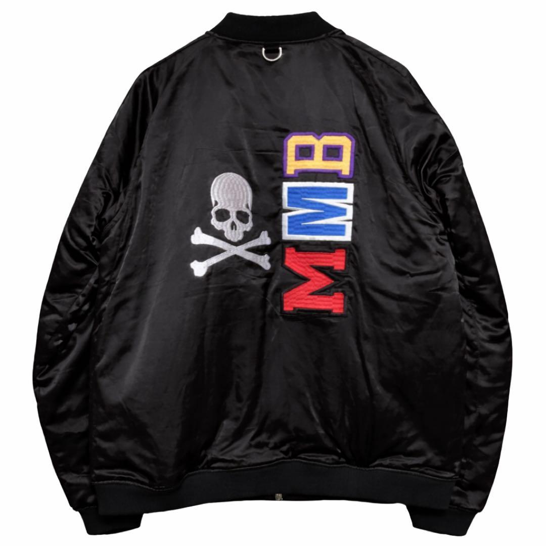 エイプ×マスターマインド20SS スカルシャーク刺繍スーベニアジャケット