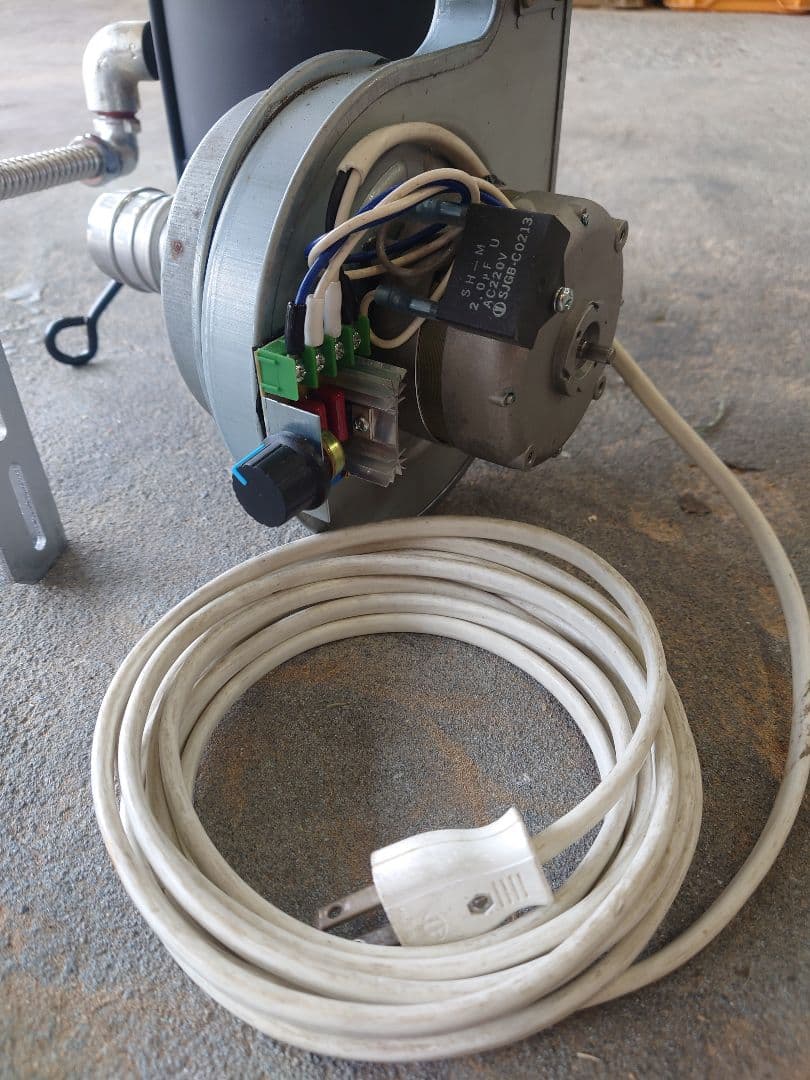 自作廃油ストーブ