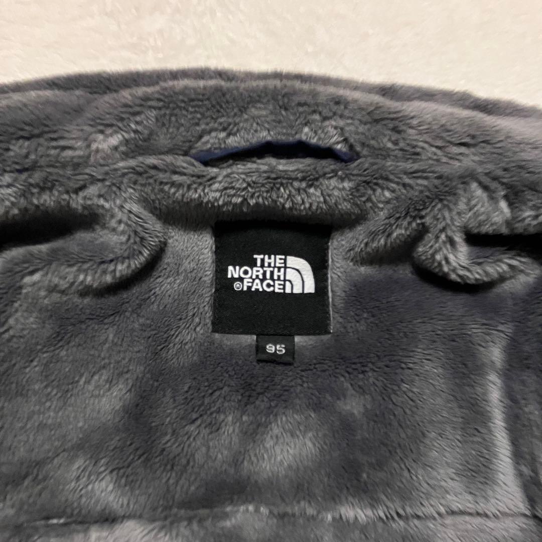 THE NORTH FACE ダウンジャケット XL ネイビー/ピンク 裏起毛
