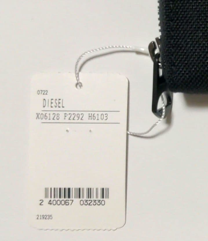 匿名配送★ディーゼル DIESEL 長財布 ラウンドファスナー X06128 黒