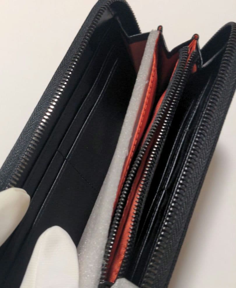 匿名配送★ディーゼル DIESEL 長財布 ラウンドファスナー X06128 黒