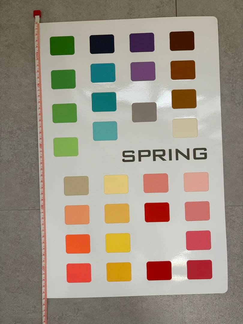 ケース付き、シール付きで便利！パーソナルカラー診断用ドレープ120色など