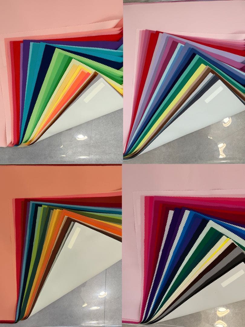 ケース付き、シール付きで便利！パーソナルカラー診断用ドレープ120色など